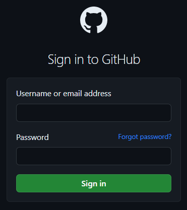 Github - Login